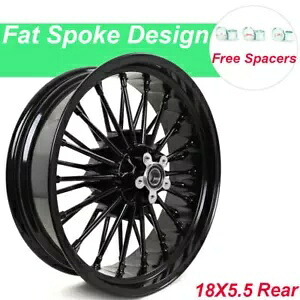 18x5.5 36 ファット スポーク リア ホイール リム ハーレー ダイナ ワイド グライド ストリート ボブ FXDB 用 18x5.5 36 Fat Spokes Rear Wheel Rim for Harley Dyna Wide Glide Street Bob FXDB 【並行輸入品】
