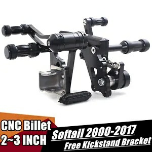 フォワード コントロール & キックスタンド ブラケット 2000-2017 ソフテイル FXST FLST ヘリテージ デラックス Forward Controls & Kickstand Bracket 2000-2017 Softail FXST FLST Heritage Deluxe 【並行輸入品】