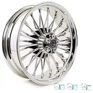 18x5.5 ファット スポーク リア ホイール リム ハーレー ダイナ ワイド グライド ストリート ボブ ロー ライダー用 18x5.5 Fat Spoke Rear Wheel Rim for Harley Dyna Wide Glide Street Bob Low Rider 【並行輸入品】
