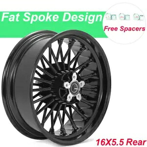 36 ファット スポーク リア ホイール 16x5.5 ハーレー ダイナ ストリート ボブ ローライダー ワイド グライド用 36 Fat Spoke Rear Wheel 16x5.5 for Harley Dyna Street Bob Low Rider Wide Glide 【並行輸入品】｜カスタムパーツ WORLD倉庫