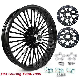Electra Road Glide 21x3.5 ファット スポーク フロント ホイール ローター ハーレー ツーリング 00-07用 Electra Road Glide 21x3.5 Fat Spoke Front Wheel Rotors for Harley Touring 00-07 【並行輸入品】