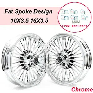 16X3.5 ファット スポーク ホイール リム ハーレー ヘリテージ ソフテイル デラックス FLSTC FLSTN FXST 用 16X3.5 Fat Spoke Wheels Rims for Harley Heritage Softail Deluxe FLSTC FLSTN FXST 【並行輸入品】