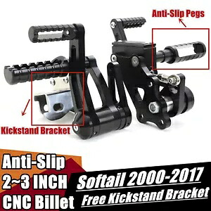 Harley Softail Deluxe FLSTN Springer用キックスタンドブラケット付きフォワードコントロール Forward Controls w/ Kickstand Bracket for Harley Softail Deluxe FLSTN Springer 【並行輸入品】|カスタムパーツ WORLD倉庫