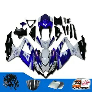 DS フェアリングキット GSXR 600 750 2008-2010 インジェクションホワイトブルー o072 に適合 DS Fairing Kit Fit for GSXR 600 750 2008-2010 Injection White Blue o072 【並行輸入品】｜カスタムパーツ WORLD倉庫