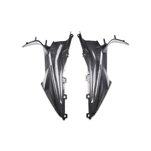 DS 2020-2023 BMW S1000RR カーボンファイバーアッパーサイドダッシュカバーパネルカウルフェアリング DS 2020-2023 BMW S1000RR Carbon Fiber Upper Side Dash Cover Panel Cowl Fairing 【並行輸入品】｜カスタムパーツ WORLD倉庫