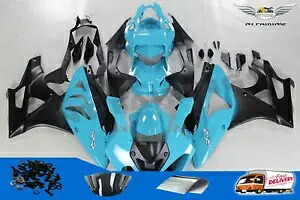 DS アズール ブルー ABS フェアリングキット BMW 2009-2014 S1000RR 射出成形金型 s028 に適合 DS Azure Blue ABS Fairing Kit Fit for BMW 2009-2014 S1000RR Injection Mold s028 【並行輸入品】