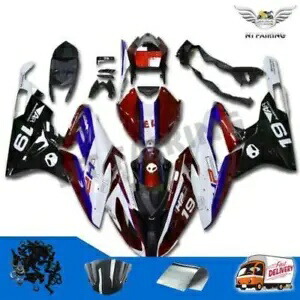 DS フェアリング BMW 2015-2016 S1000RR ブラック レッド ホワイト 射出成形金型 l017 DS Fairing Fit for BMW 2015-2016 S1000RR Black Red White Injection Mold l017 【並行輸入品】