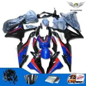 DS フェアリングキット BMW 2019-2022 S1000RR レッドブラックブルーインジェクション l001 に適合 DS Fairing kit Fit for BMW 2019-2022 S1000RR Red Black Blue Injection l001 【並行輸入品】