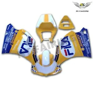 DS インジェクションイエローブルー ABS フェアリング Ducati 1996-2002 748 916 996 キット a004 DS Injection Yellow Blue ABS Fairing for Ducati 1996-2002 748 916 996 Kit a004 【並行輸入品】｜カスタムパーツ WORLD倉庫