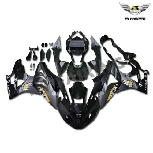 DS マットブラック シャークティースフェアリング BMW 2009-2014 S1000RR インジェクション a007 に適合 DS Matte Black Shark Teeth Fairing Fit for BMW 2009-2014 S1000RR Injection a007 【並行輸入品】|カスタムパーツ WORLD倉庫