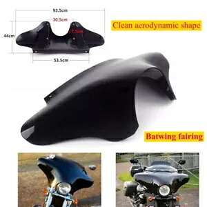 ハーレーロードキングダイナスイッチバック FLD ディフレクター ABS 塗装バットウィングフェアリング用 For Harley Road King Dyna Switchback FLD Deflector ABS Painted Batwing Fairing 【並行輸入品】