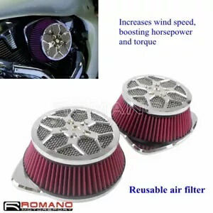 オートバイ吸盤エアクリーナー吸気フィルタースズキブルバード M109R 2006-19 Motorcycle Sucker Air Cleaner Intake Filters For Suzuki Boulevard M109R 2006-19 【並行輸入品】