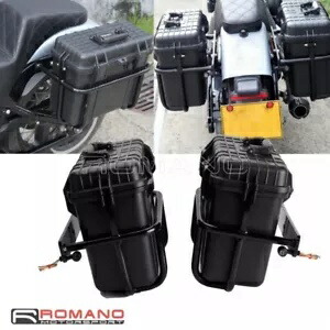 ハードサドルバッグ荷物 変換ブラケット付き ハーレーソフテイル 2018-2022 M8用 Hard Saddlebags Luggage w/ Conversion Brackets For Harley Softail 2018-2022 M8 【並行輸入品】