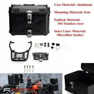 オートバイトップケース 取付ブラケット付き パンアメリカ 1250 スペシャル RA1250 2022用 Motorcycle Top Case W/Mounting Brackets For Pan America 1250 Special RA1250 2022 【並行輸入品】
