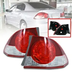 テールライトランプ LH/RH ホンダシビック FD セダン 2006 2007 2008 TAIL LIGHTS LAMP LH/RH FOR HONDA CIVIC FD SEDAN 2006 2007 2008 【並行輸入品】|カスタムパーツ WORLD倉庫