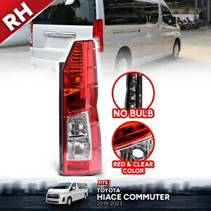 トヨタ ハイエース コミューター バン GRH300 2019-2022 テールランプ ライト (電球なし) に適合。 FIT TOYOTA HIACE COMMUTER VAN GRH300 2019-2022 TAIL LAMP LIGHT W/O BULB RIGHT 【並行輸入品】｜カスタムパーツ WORLD倉庫