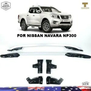 2014+ 日産 ナバラ NP300 D23 4 ドア ABS プラスチック シルバー ルーフレールバー 4WD に適合。 FIT 2014+ NISSAN NAVARA NP300 D23 4 DOORS ABS PLASTIC SILVER ROOF RAIL BAR 4WD 【並行輸入品】