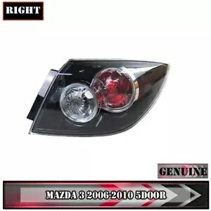 純正テールランプリアライト RH 右適合マツダ 3 ハッチバック BK 2006-2010 Genuine Tail Lamp Rear Light RH Right Fit Mazda 3 Hatchback BK 2006-2010 【並行輸入品】