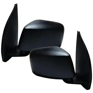 日産ナバラ フロンティア D40 2007-2012 ペア LR サイドウイングミラーマニュアルブラック FOR NISSAN NAVARA FRONTIER D40 2007-2012 PAIR LR SIDE WING MIRROR MANUAL BLACK 【並行輸入品】