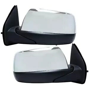 フォードレンジャー PJ PK マツダ BT-50 UN 2006-2009 ペア LR サイドミラークロームマニュアル FOR FORD RANGER PJ PK MAZDA BT-50 UN 2006-2009 PAIR LR SIDE MIRROR CHROME MANUAL 【並行輸入品】