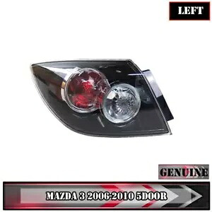 純正テールランプリアライト LH 左フィットマツダ 3 ハッチバック BK 2006-2010 Genuine Tail Lamp Rear Light LH Left Fit Mazda 3 Hatchback BK 2006-2010 【並行輸入品】