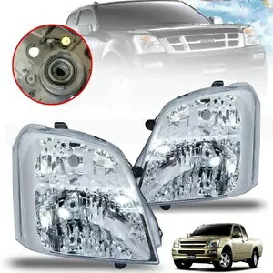 ヘッドランプ フロントライト クリアフィット いすゞ ホールデン ロデオ D-MAX DMAX ピックアップ 2002 03-06 HEAD LAMP FRONT LIGHT CLEAR FIT ISUZU HOLDEN RODEO D-MAX DMAX PICKUP 2002 03-06 【並行輸入品】