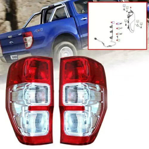 フォード レンジャー ピックアップ T6 XLT MK2 2012-2018 テールランプ ライト純正部品に適合します。 FIT FORD RANGER PICKUP T6 XLT MK2 2012-2018 TAIL LAMP LIGHT GENUINE PART 【並行輸入品】|カスタムパーツ WORLD倉庫