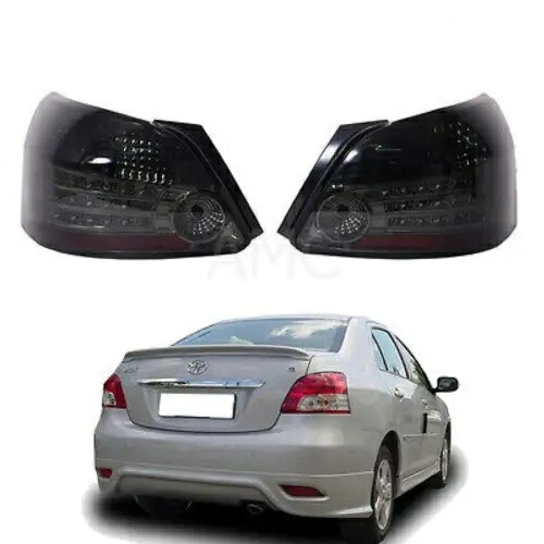 2008-12 トヨタ ベルタ VIOS ベルタ ヤリス セダン 4 ドアスモークテールランプライト FOR 2008-12 TOYOTA BELTA VIOS BELTA YARIS SEDAN 4 DOORS SMOKE TAIL LAMP LIGHT 【並行輸入品】
