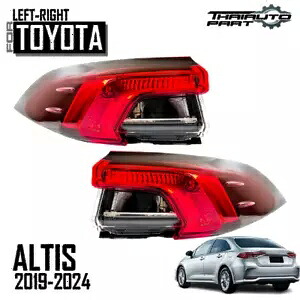 トヨタカローラ ZRE210 ZRE211 セダン 2019-2024 ペア LR テールランプリアライト For Toyota Corolla ZRE210 ZRE211 Sedan 2019-2024 Pair LR Tail Lamp Rear Light 【並行輸入品】