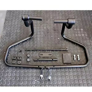 フィット ホンダ モンキー Z 5 ギア専用エンジン ブッシュガード クラッシュ ブラック バー グリル セット FIT HONDA MONKEY Z 5 GEAR ONLY ENGINE BUSH GUARD CRASH BLACK BAR GRILL SET 【並行輸入品】