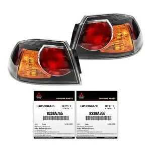 三菱ランサー CJ CY セダン 2008-2016 LR テールランプリアライト電球なし For Mitsubishi Lancer CJ CY Sedan 2008-2016 LR Tail Lamp Rear Light W/O Bulbs 【並行輸入品】