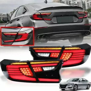 テールランプリアライトスモーク LED ペアホンダアコード CV1 CV2 CV3 セダン 2018-2022 TAIL LAMP REAR LIGHT SMOKE LED PAIR FOR HONDA ACCORD CV1 CV2 CV3 SEDAN 2018-2022 【並行輸入品】