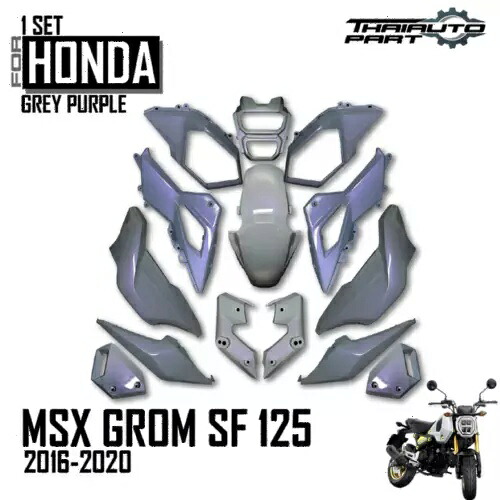 グレー V4 フルプラスチックパネルボディフレームホンダ Grom MSX Sf 125 2016-2020 Grey V4 Full Plastic Panel Body Frame For Honda Grom Msx Sf 125 2016-2020 【並行輸入品】 79,860円