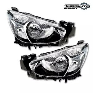 ヘッドランプフロントライトリフレクター電球なし LR Mazda2 DJ DL フェイスリフト前 15-19 Head Lamp Front Light Reflector W/O Bulb LR For Mazda2 DJ DL Pre-Facelift 15-19 【並行輸入品】