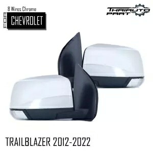 シボレートレイルブレイザー RG SUV 2012-2020 LR サイドウイングミラー電気 8 ワイヤー For Chevrolet TrailBlazer RG SUV 2012-2020 LR Side Wing Mirror Electric 8 Wires 【並行輸入品】