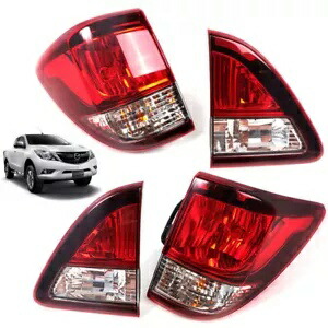 純正マツダ BT-50 2011-2017 ピックアップ UTE テールランプ ライト部分フェイスリフト ペア GENUINE MAZDA BT-50 2011-2017 PICKUP UTE TAIL LAMP LIGHT PART FACELIFT PAIR 【並行輸入品】