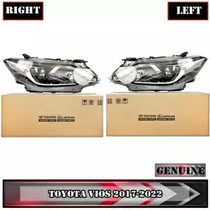 純正ヘッドランプフロントライトプロジェクターペアフィットトヨタ Vios 2017-2022 セダン Genuine Head Lamp Front Light Projector Pair Fit Toyota Vios 2017-2022 Sedan 【並行輸入品】