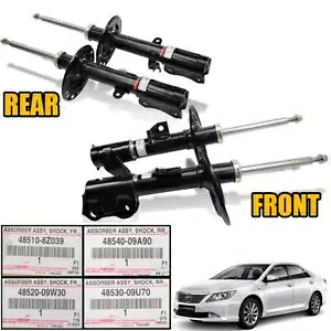 純正セット フロント リア アブソーバー ショック ストラット フィット カムリ ACV50 ACV51 2012-17 セダン Genuine Set Front Rear Absorber Shock Strut Fit Camry ACV50 ACV51 2012-17 Sedan 【並行輸入品】