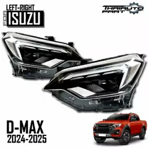 ヘッドライトランププロジェクター LED ペア LR いすゞ D-max Dmax ピックアップ 2024 Headlight Lamp Projector LED Pair LR For Isuzu D-max Dmax Pickup 2024 【並行輸入品】