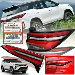 テールライト LED 純正 RH 右セット トヨタ フォーチュナー レジェンド 2020 2021用 TAIL LIGHT LED GENUINE RH RIGHT SET FOR TOYOTA FORTUNER LEGENDER 2020 2021 【並行輸入品】