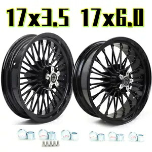 17X3.5 17x6 ファットスポークホイールリム ハーレーソフテイル ファットボーイ FLSTF ダイナ ワイド グライド用 17X3.5 17x6 Fat Spoke Wheels Rim for Harley Softail Fatboy FLSTF Dyna Wide Glide 【並行輸入品】|カスタムパーツ WORLD倉庫