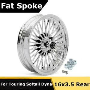 クローム 16 x 3.5 36 ファット キング スポーク リア ホイール リム ハーレー ツーリング ソフテイル ダイナ用 Chrome 16 x 3.5 36 Fat King Spoke Rear Wheel Rim for Harley Touring Softail Dyna 【並行輸入品】｜カスタムパーツ WORLD倉庫