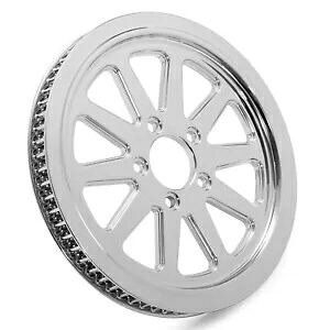 66 歯 x 24mm スポーク リアドライブベルトプーリー ハーレー ソフテイル 2012-2020 FLSTC 用 66 Tooth x 24mm Spoke Rear Drive Belt Pulley for Harley Softail 2012-2020 FLSTC 【並行輸入品】