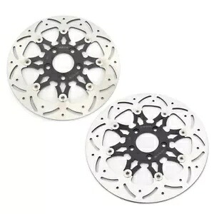 フロント リア ブレーキローター ダイナ ストリート ボブ FXDB FXDC ファットボーイ ヘリテージ ソフテイル FLSTC Front Rear Brake Rotors Dyna Street Bob FXDB FXDC Fatboy Heritage Softail FLSTC 【並行輸入品】