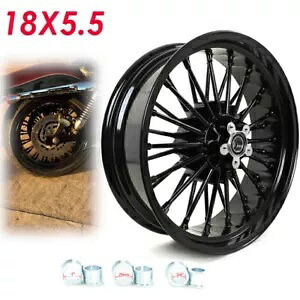 ファットスポーク 18x5.5 後輪 Harley Dyna Wide Glide Street Fat Bob Low Rider 用 Fat Spoke 18x5.5 Rear Wheel for Harley Dyna Wide Glide Street Fat Bob Low Rider 【並行輸入品】