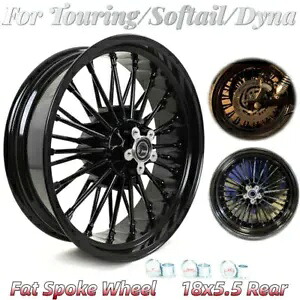 18x5.5 36 ファットスポーク リアホイールリム ハーレー ソフテイル デュース ファットボーイ FLSTN FLSTF用 18x5.5 36 Fat Spoke Rear Wheel Rim for Harley Softail Deuce Fatboy FLSTN FLSTF 【並行輸入品】