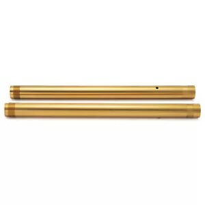 クロームゴールド 43mm 倒立フォークチューブ ハーレーファットボブ 18-20 ファットボブ 114 18-23用 Chrome Gold 43mm Inverted Fork Tubes for Harley Fat Bob 18-20 Fat Bob 114 18-23 【並行輸入品】