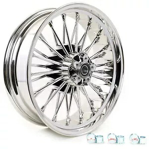18X5.5 ファットスポーク リアホイールリム ハーレー ソフテイル デュース 2000-2008 ブレイクアウト FXSB用 18X5.5 Fat Spoke Rear Wheel Rim for Harley Softail Deuce 2000-2008 Breakout FXSB 【並行輸入品】