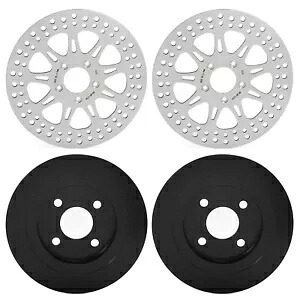 フロントリアブレーキローター ハーレートライグライド ウルトラクラシックトライク FLHTCUTG 14-21用 Front Rear Brake Rotors For Harley Tri Glide Ultra Classic Trike FLHTCUTG 14-21 【並行輸入品】
