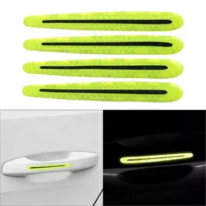 炭素繊維車のドアハンドル反射ステッカー傷防止グリーン- Carbon fiber car door handle reflective sticker scratch protection green- 【並行輸入品】|カスタムパーツ WORLD倉庫